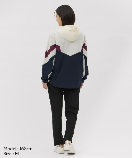 le coq sportif（ルコックスポルティフ）の「【ルコックスポルティフ】光吸収発熱/はっ水/ストレッチヒートナビクロスジャケット（その他アウター・レディース・ワインレッド/ホワイト/ブラウン・XL/L/M/S）」の6枚目の写真