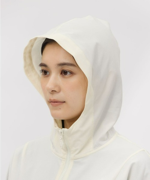 le coq sportif（ルコックスポルティフ）の「【ルコックスポルティフ】光吸収発熱/はっ水/ストレッチヒートナビクロスジャケット（その他アウター・レディース・ワインレッド/ホワイト/ブラウン・XL/L/M/S）」の7枚目の写真