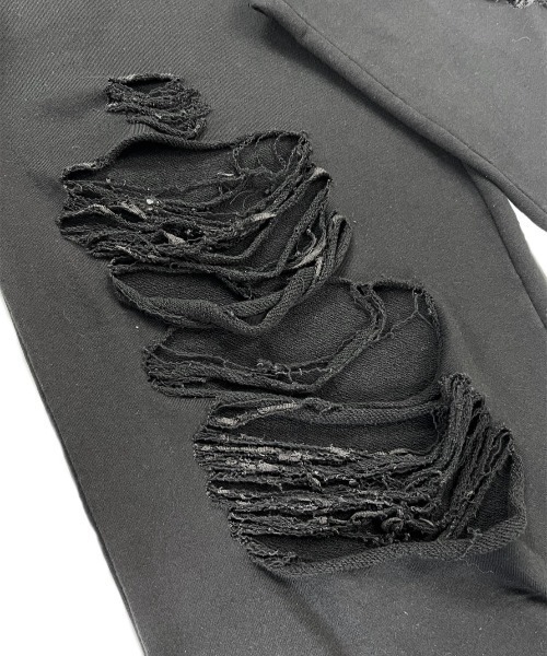 Chikashitsu +（チカシツプラス）の「【Chikashitsu +】full length crash sweat pants / 【チカシツプラス】フルレングスクラッシュスウェットパンツ <着用動画あり>（スウェットパンツ・メンズ・ブラック/グレー・ONE SIZE）」の15枚目の写真