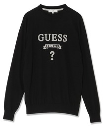 Guess(�Q�X)��HAMMOND Cn Ls Logo Basic Sweater �X�E�F�b�g(�X�E�F�b�g)