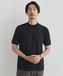 TAKEO KIKUCHI | 【COOL CITY WEAR】インドライ天竺モックネック プルオーバー /吸汗速乾(Tシャツ/カットソー)