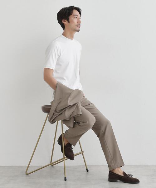 TAKEO KIKUCHI（タケオキクチ）の「【COOL CITY WEAR】インドライ天竺モックネック プルオーバー /吸汗速乾（Tシャツ/カットソー・メンズ・ブラック/ホワイト・02/03/04）」の17枚目の写真