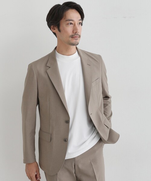 TAKEO KIKUCHI（タケオキクチ）の「【COOL CITY WEAR】インドライ天竺モックネック プルオーバー /吸汗速乾（Tシャツ/カットソー・メンズ・ブラック/ホワイト・02/03/04）」の18枚目の写真