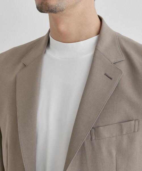 TAKEO KIKUCHI（タケオキクチ）の「【COOL CITY WEAR】インドライ天竺モックネック プルオーバー /吸汗速乾（Tシャツ/カットソー・メンズ・ブラック/ホワイト・02/03/04）」の19枚目の写真