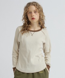 AVIREX | BICOLOR HONEYCOMBI WAFFLE T-SHIRT/バイカラーハニカムワッフルTシャツ(Tシャツ/カットソー)