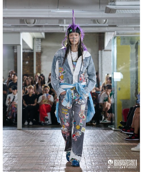 SEVESKIG（セヴシグ）の「SEVESKIG/セブシグ/DENIM転写_PT-SV-NRS-1001（デニムパンツ・メンズ・ブラック/インディゴブルー・SMALL/MEDIUM/LARGE/X-LARGE）」の2枚目の写真