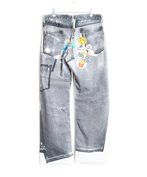 SEVESKIG（セヴシグ）の「SEVESKIG/セブシグ/DENIM転写_PT-SV-NRS-1001（デニムパンツ・メンズ・ブラック/インディゴブルー・SMALL/MEDIUM/LARGE/X-LARGE）」の5枚目の写真