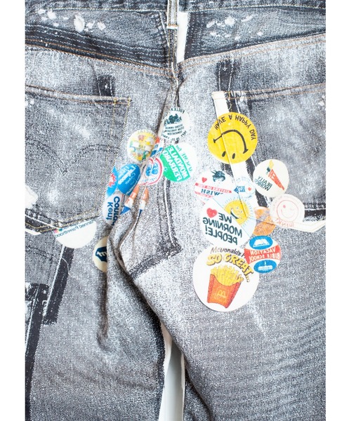 SEVESKIG（セヴシグ）の「SEVESKIG/セブシグ/DENIM転写_PT-SV-NRS-1001（デニムパンツ・メンズ・ブラック/インディゴブルー・SMALL/MEDIUM/LARGE/X-LARGE）」の6枚目の写真