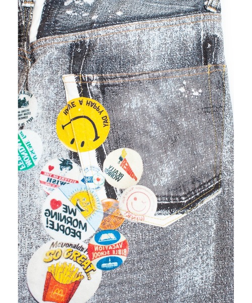 SEVESKIG（セヴシグ）の「SEVESKIG/セブシグ/DENIM転写_PT-SV-NRS-1001（デニムパンツ・メンズ・ブラック/インディゴブルー・SMALL/MEDIUM/LARGE/X-LARGE）」の7枚目の写真