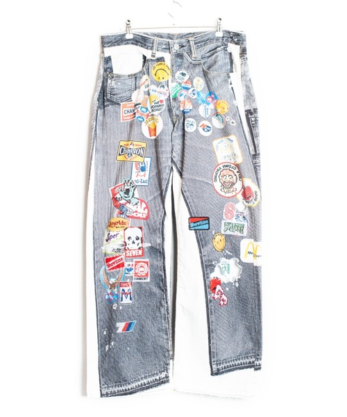 SEVESKIG（セヴシグ）の「SEVESKIG/セブシグ/DENIM転写_PT-SV-NRS-1001（デニムパンツ・メンズ・ブラック/インディゴブルー・SMALL/MEDIUM/LARGE/X-LARGE）」の17枚目の写真