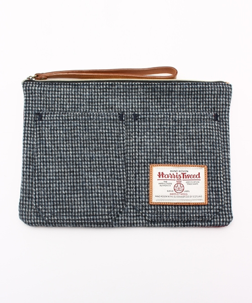 LBC（エルビーシー）の「Harris Tweed クラッチバッグ（クラッチバッグ・レディース・ブルー/グリーン/ブラック・ONE SIZE）」の3枚目の写真