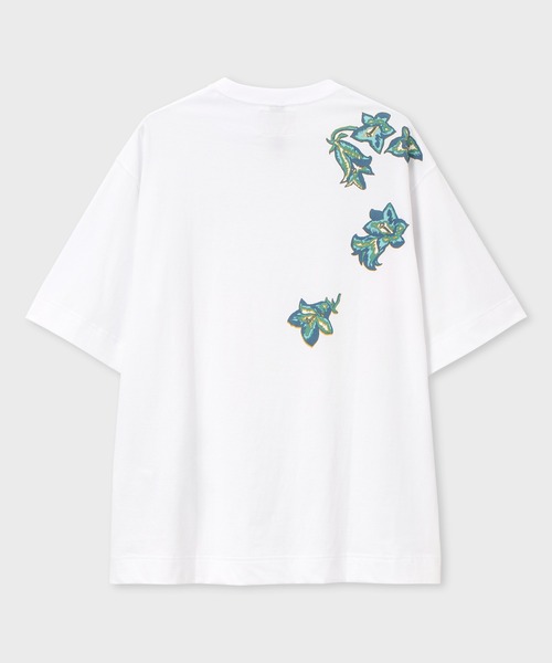 Drawing Floral” Tシャツ【252757 EXT02】（Tシャツ/カットソー