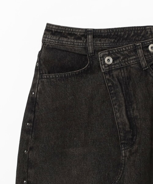 Ray BEAMS(レイビームス)の「デニム サイド スタッズ スカート(スカート・レディース・ブラック/ブルー系その他4・0/1)」の19枚目の写真