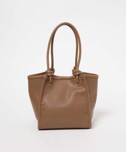 EMMEL REFINES（エメルリファインズ）の「＜EMMEL REFINES＞EM ソフト ショルダー トートバッグ（トートバッグ・レディース・ダークブラウン/ブラック・FREE）」の2枚目の写真