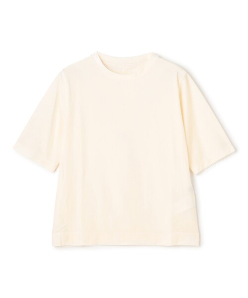UNFILO(アンフィーロ)の「ストレッチベロア Tシャツ(Tシャツ/カットソー・レディース・ダークブラウン系/アイボリー系/ダルブルー系・MEDIUM/SMALL/LARGE)」の8枚目の写真