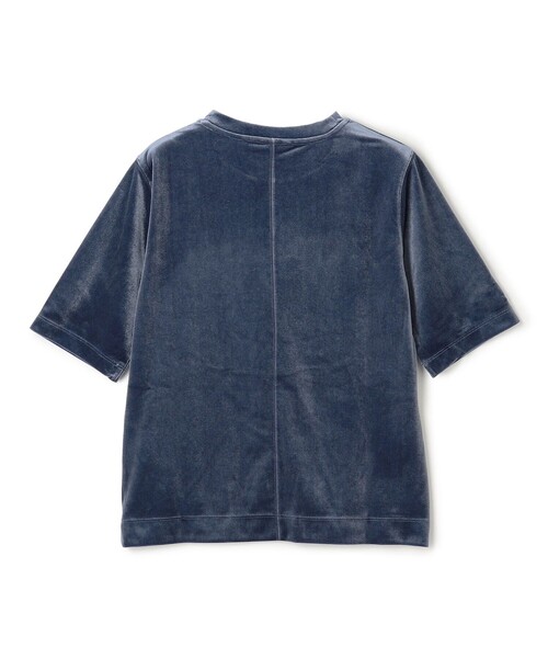 UNFILO(アンフィーロ)の「ストレッチベロア Tシャツ(Tシャツ/カットソー・レディース・ダークブラウン系/アイボリー系/ダルブルー系・MEDIUM/SMALL/LARGE)」の13枚目の写真