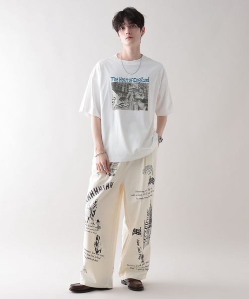 RAGEBLUE（レイジブルー）の「【Ryu Ambe】コラボ/イラストプリントTシャツ（Tシャツ/カットソー・メンズ・ホワイト/ブラック/ライトブルー/レッド/その他22・MEDIUM/LARGE）」の8枚目の写真