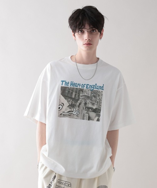 RAGEBLUE（レイジブルー）の「【Ryu Ambe】コラボ/イラストプリントTシャツ（Tシャツ/カットソー・メンズ・ホワイト/ブラック/ライトブルー/レッド/その他22・MEDIUM/LARGE）」の9枚目の写真