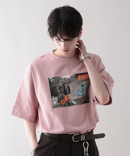 RAGEBLUE（レイジブルー）の「【Ryu Ambe】コラボ/イラストプリントTシャツ（Tシャツ/カットソー・メンズ・ホワイト/ブラック/ライトブルー/レッド/その他22・MEDIUM/LARGE）」の19枚目の写真