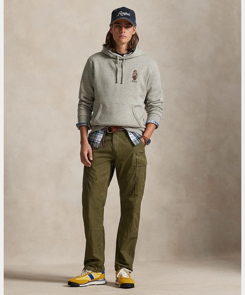 POLO RALPH LAUREN（ポロ ラルフ ローレン）の「Polo ベア フリース フーディ（パーカー・メンズ・グレー系・XXL/XS/XL/S/M/L）」の5枚目の写真