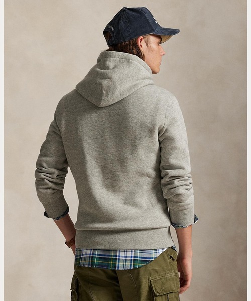 POLO RALPH LAUREN（ポロ ラルフ ローレン）の「Polo ベア フリース フーディ（パーカー・メンズ・グレー系・XXL/XS/XL/S/M/L）」の6枚目の写真