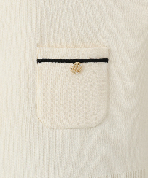 La TOTALITE（ラトータリテ）の「【洗える】ウォッシャブルスムースニットカーディガン（カーディガン/ボレロ・レディース・ブルー/ホワイト/ブラウン・FREE）」の15枚目の写真