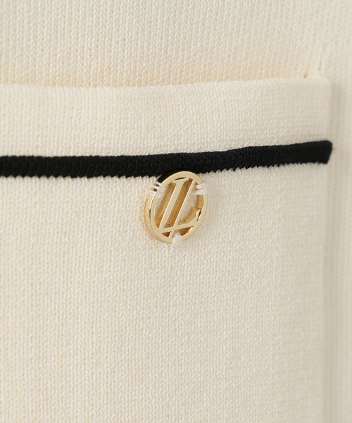 La TOTALITE（ラトータリテ）の「【洗える】ウォッシャブルスムースニットカーディガン（カーディガン/ボレロ・レディース・ブルー/ホワイト/ブラウン・FREE）」の16枚目の写真