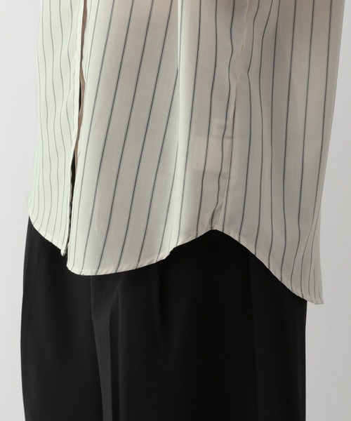 FOUND GOOD（ファウンドグッド）の「ガラスキッパーシャツ/LS（シャツ/ブラウス・レディース・アイボリー/ブラウン系5/グレー系8・L/M/S）」の6枚目の写真