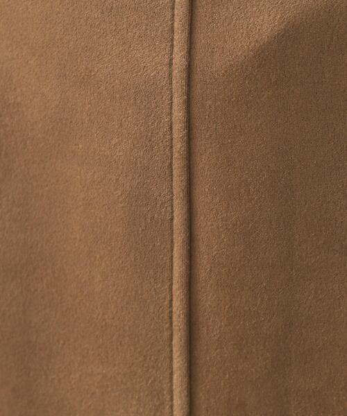 OPAQUE.CLIP（オペークドットクリップ）の「スエードライクナロースカート【洗濯機洗い可】（スカート・レディース・ダークグレー/キャメル・42/40/38）」の10枚目の写真