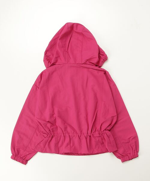 POLO RALPH LAUREN CHILDRENSWEAR（ポロ ラルフ ローレン チルドレンズウェア）の「クォータージップ ペプラム リップストップ ジャケット（ナイロンジャケット・キッズ・ピンク・M/L/XL/S）」の4枚目の写真