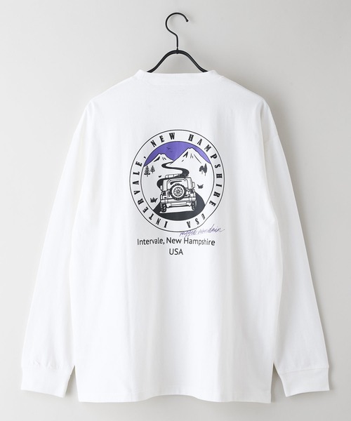 ragged mountain(ラギットマウンテン)の「【RAGGED MOUNTAIN:ラギットマウンテン】バックプリントロンT(Tシャツ/カットソー・メンズ・ネイビー/ホワイト/ブラウン/ブラック・MEDIUM/LARGE/X-LARGE)」の5枚目の写真
