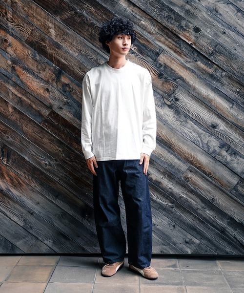 ragged mountain(ラギットマウンテン)の「【RAGGED MOUNTAIN:ラギットマウンテン】バックプリントロンT(Tシャツ/カットソー・メンズ・ネイビー/ホワイト/ブラウン/ブラック・MEDIUM/LARGE/X-LARGE)」の15枚目の写真