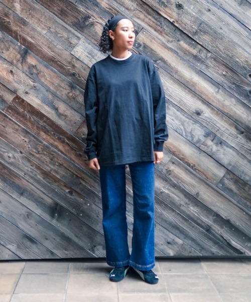 ragged mountain(ラギットマウンテン)の「【RAGGED MOUNTAIN:ラギットマウンテン】バックプリントロンT(Tシャツ/カットソー・メンズ・ネイビー/ホワイト/ブラウン/ブラック・MEDIUM/LARGE/X-LARGE)」の21枚目の写真