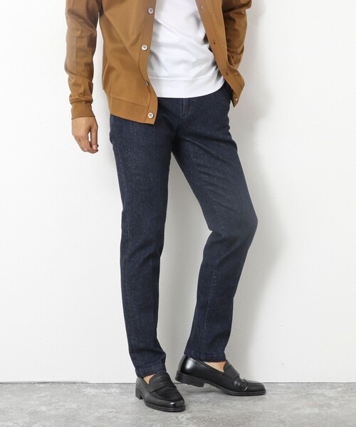 NOLLEY’S（ノーリーズ）の「12ozムラ糸ストレッチデニムスリムフィットPT 25AW（デニムパンツ・メンズ・インディゴブルー/ブラック/ブルー・S/M/L/XL/XXL）」の19枚目の写真