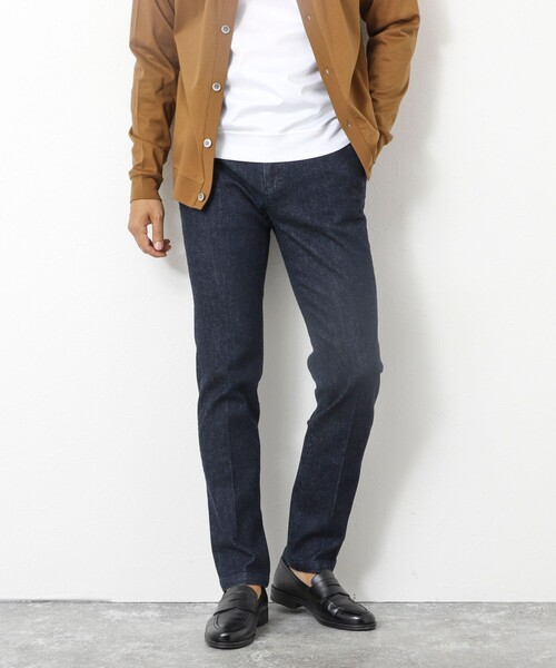 NOLLEY’S（ノーリーズ）の「12ozムラ糸ストレッチデニムスリムフィットPT 25AW（デニムパンツ・メンズ・インディゴブルー/ブラック/ブルー・S/M/L/XL/XXL）」の13枚目の写真