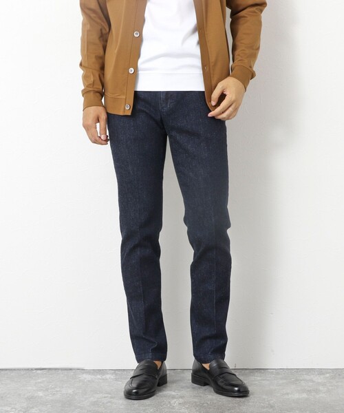 NOLLEY’S（ノーリーズ）の「12ozムラ糸ストレッチデニムスリムフィットPT 25AW（デニムパンツ・メンズ・インディゴブルー/ブラック/ブルー・S/M/L/XL/XXL）」の14枚目の写真