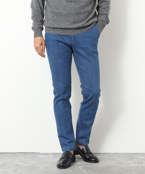 NOLLEY’S（ノーリーズ）の「12ozムラ糸ストレッチデニムスリムフィットPT 25AW（デニムパンツ・メンズ・インディゴブルー/ブラック/ブルー・S/M/L/XL/XXL）」の7枚目の写真