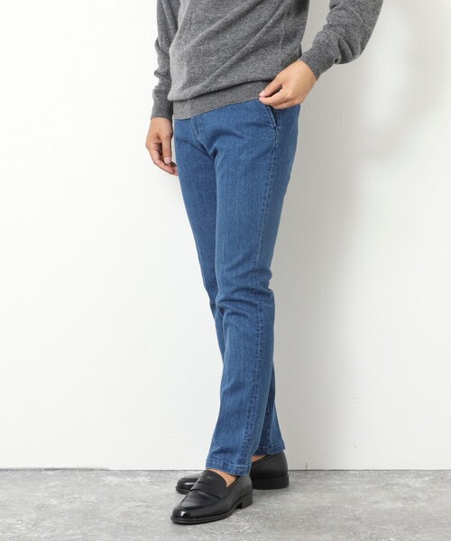 NOLLEY’S（ノーリーズ）の「12ozムラ糸ストレッチデニムスリムフィットPT 25AW（デニムパンツ・メンズ・インディゴブルー/ブラック/ブルー・S/M/L/XL/XXL）」の8枚目の写真