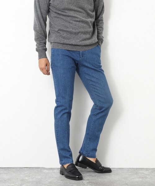 NOLLEY’S（ノーリーズ）の「12ozムラ糸ストレッチデニムスリムフィットPT 25AW（デニムパンツ・メンズ・インディゴブルー/ブラック/ブルー・S/M/L/XL/XXL）」の12枚目の写真