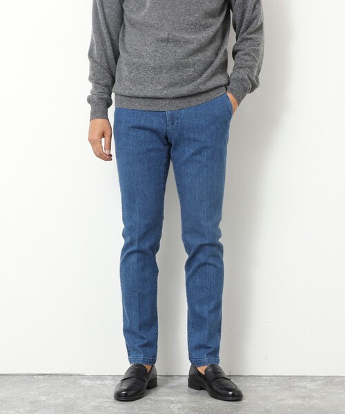 NOLLEY’S（ノーリーズ）の「12ozムラ糸ストレッチデニムスリムフィットPT 25AW（デニムパンツ・メンズ・インディゴブルー/ブラック/ブルー・S/M/L/XL/XXL）」の6枚目の写真