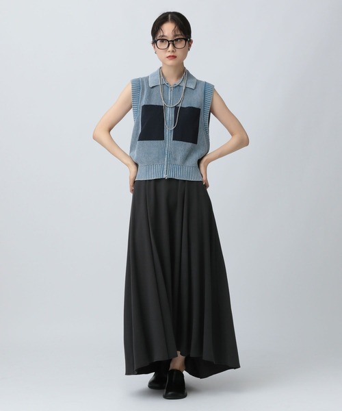 LEPSIM(レプシィム)の「フィブリルフレアスカート 582391(スカート・レディース・ブラック/ブラウン/アイボリー・FREE)」の14枚目の写真