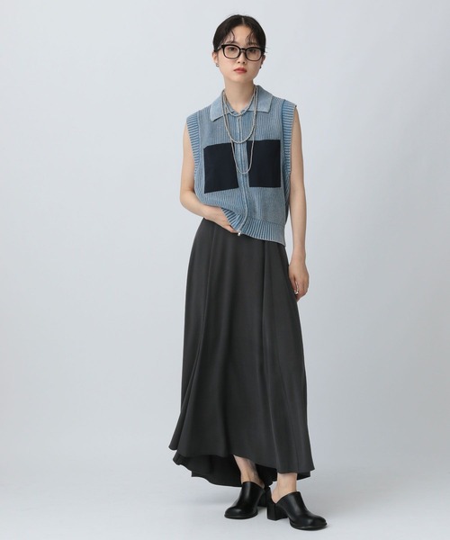 LEPSIM(レプシィム)の「フィブリルフレアスカート 582391(スカート・レディース・ブラック/ブラウン/アイボリー・FREE)」の15枚目の写真