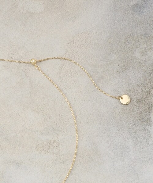 OPAQUE.CLIP（オペークドットクリップ）の「メタル×クリアダブルリングネックレス（ネックレス・レディース・ゴールド/シルバー・00）」の6枚目の写真