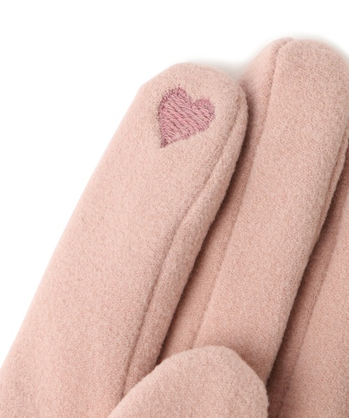 ROPE' PICNIC(ロペピクニック)の「パールジャージスマホタッチグローブ(手袋・レディース・ピンク/ブラック/キナリ・FREE)」の12枚目の写真