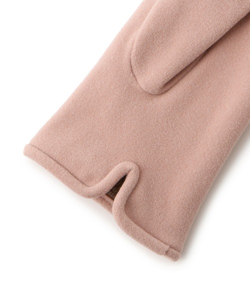 ROPE' PICNIC(ロペピクニック)の「パールジャージスマホタッチグローブ(手袋・レディース・ピンク/ブラック/キナリ・FREE)」の13枚目の写真