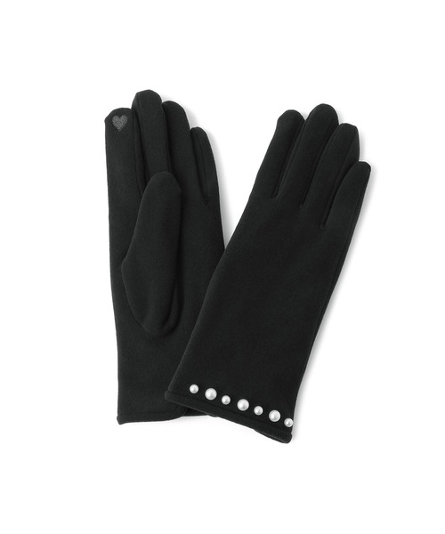 ROPE' PICNIC(ロペピクニック)の「パールジャージスマホタッチグローブ(手袋・レディース・ピンク/ブラック/キナリ・FREE)」の20枚目の写真