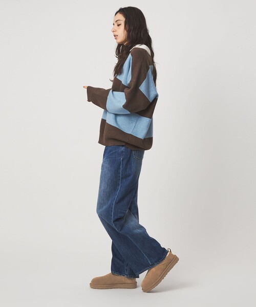 UGG（アグ）の「＜UGG＞クラシック マイクロ / Classic Micro（スリッポン・レディース・ブラウン系/ブラック・5/6/8/7）」の6枚目の写真