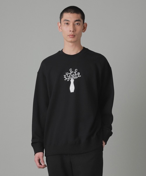 ZUCCa（ズッカ）の「フラワー刺繍スウェット / スウェット / S