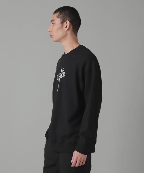 ZUCCa（ズッカ）の「フラワー刺繍スウェット / スウェット / S