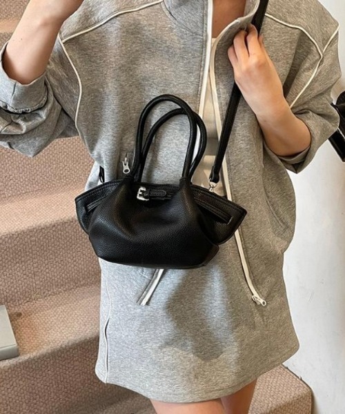 セール】ミニボストン風 2way ショルダーバッグ（ショルダー
